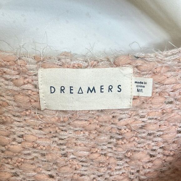 NWT DREAMERS M/L Boho Hi Lo Blush Comfy Cozy Sweater - Picture 3 of 8